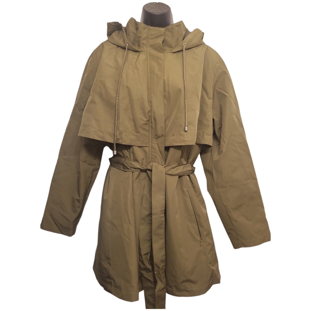 Coat Jacket NWOT Centigrade 1x olive green